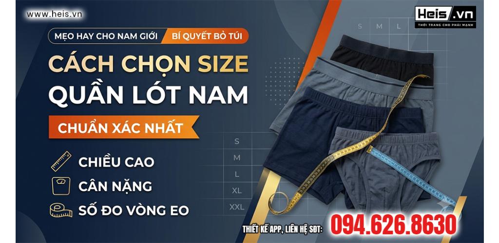 Cách chọn size quần lót nam chuẩn xác nhất theo chiều cao, cân nặng và số đo vòng eo - Tin tức | Công Ty TNHH Phần mềm LCK