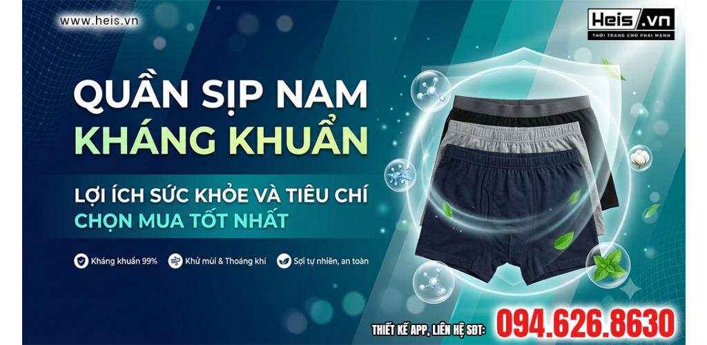 Quần Sịp Nam Kháng Khuẩn: Lợi Ích Sức Khỏe Và Tiêu Chí Chọn Mua Tốt Nhất - Hình ảnh bài viết tin tức HEIS