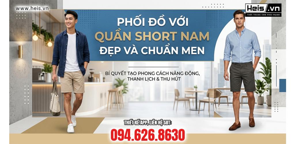 Phối Đồ Với Quần Short Kaki Nam Đẹp Và Chuẩn Men - Tin tức HEIS