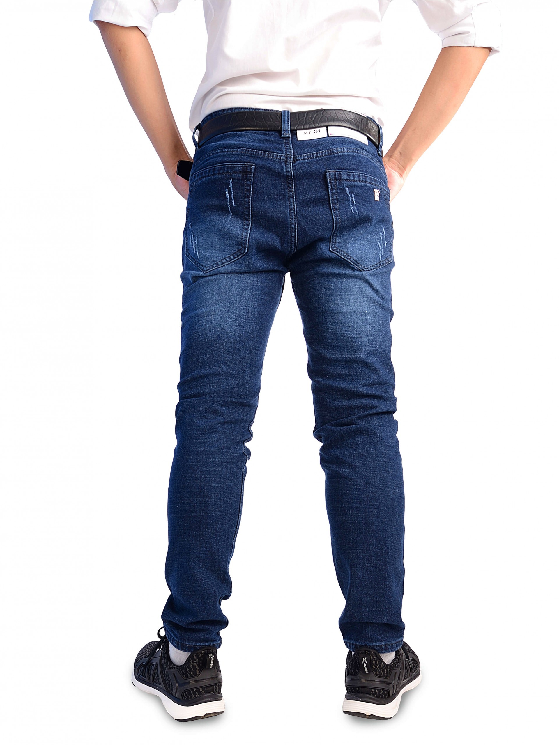 Phong cách thời trang trẻ trung với quần jeans nam xước