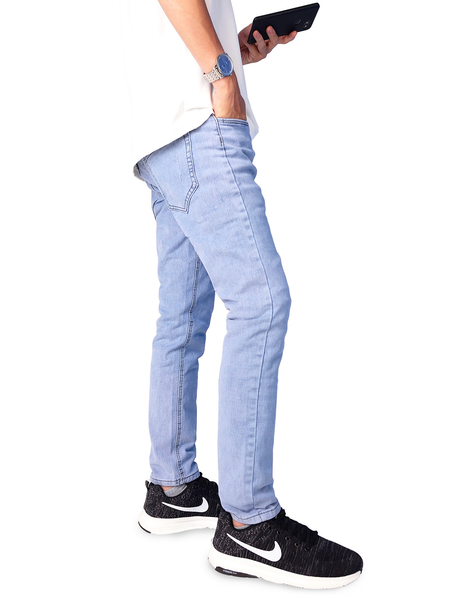 Cách phối đồ với jeans ống côn đẹp cho nam